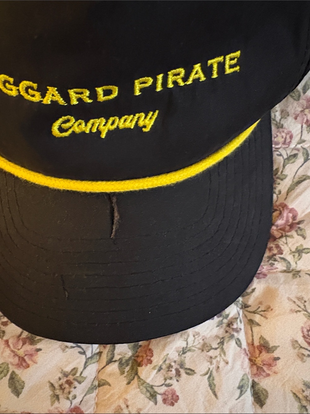 Black & Yellow Rope Cap - Picture 2 of 3